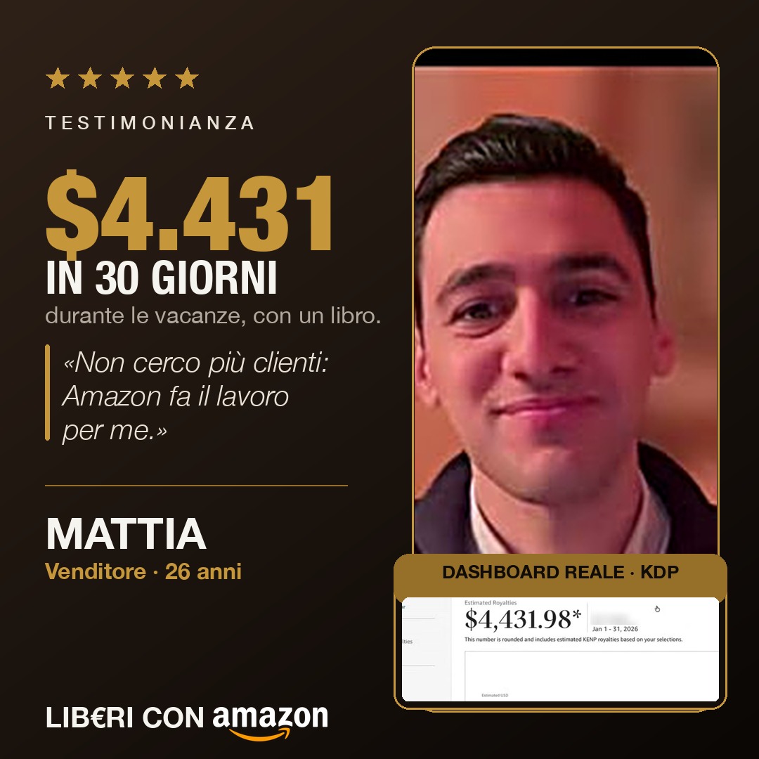 Mattia: 4.431$ in 30 giorni