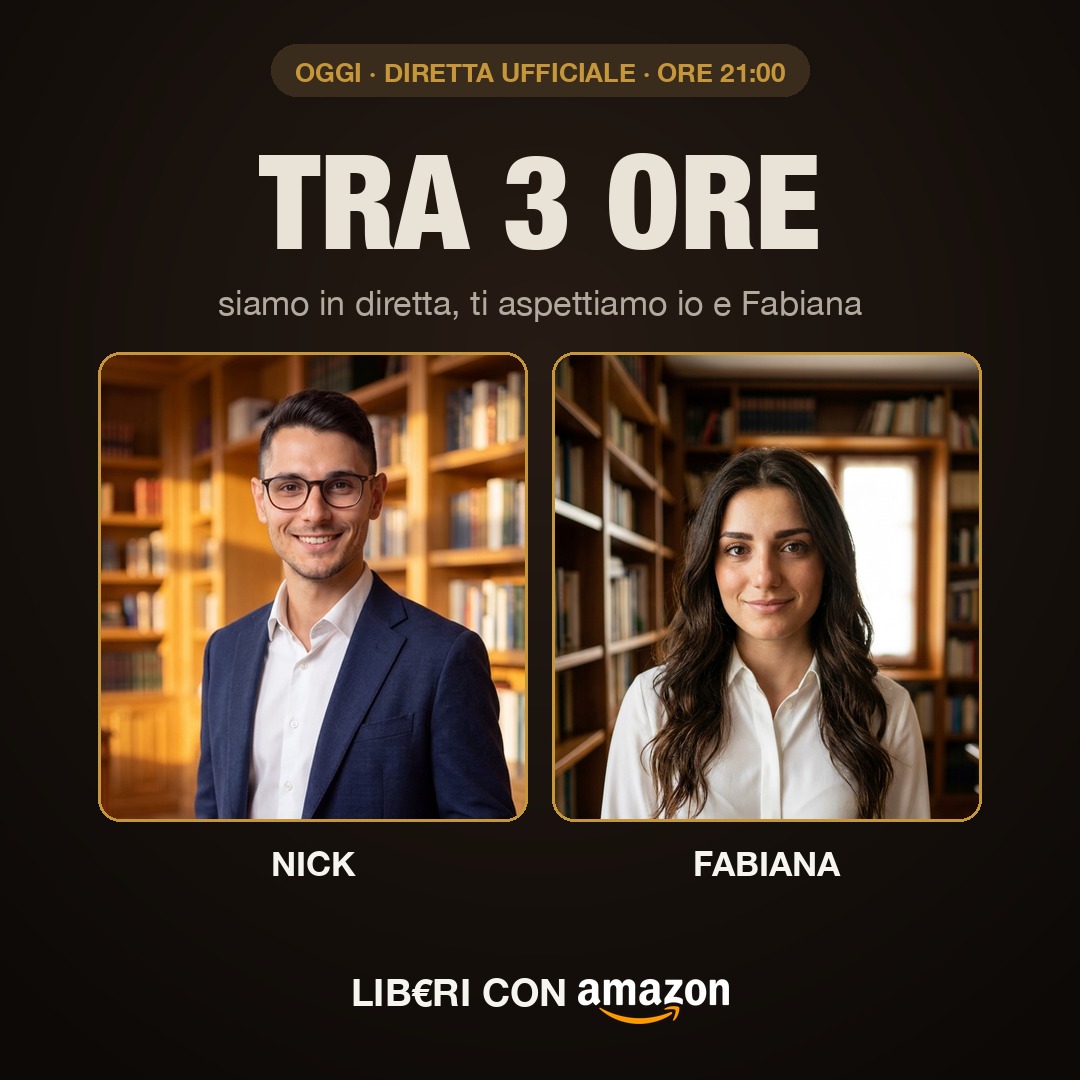 Tra 3 ore la Diretta Ufficiale, con Nick e Fabiana