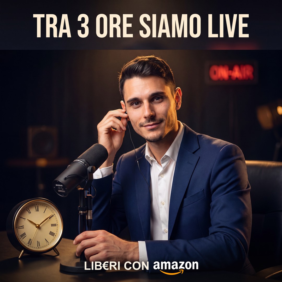 Tra 3 ore siamo live