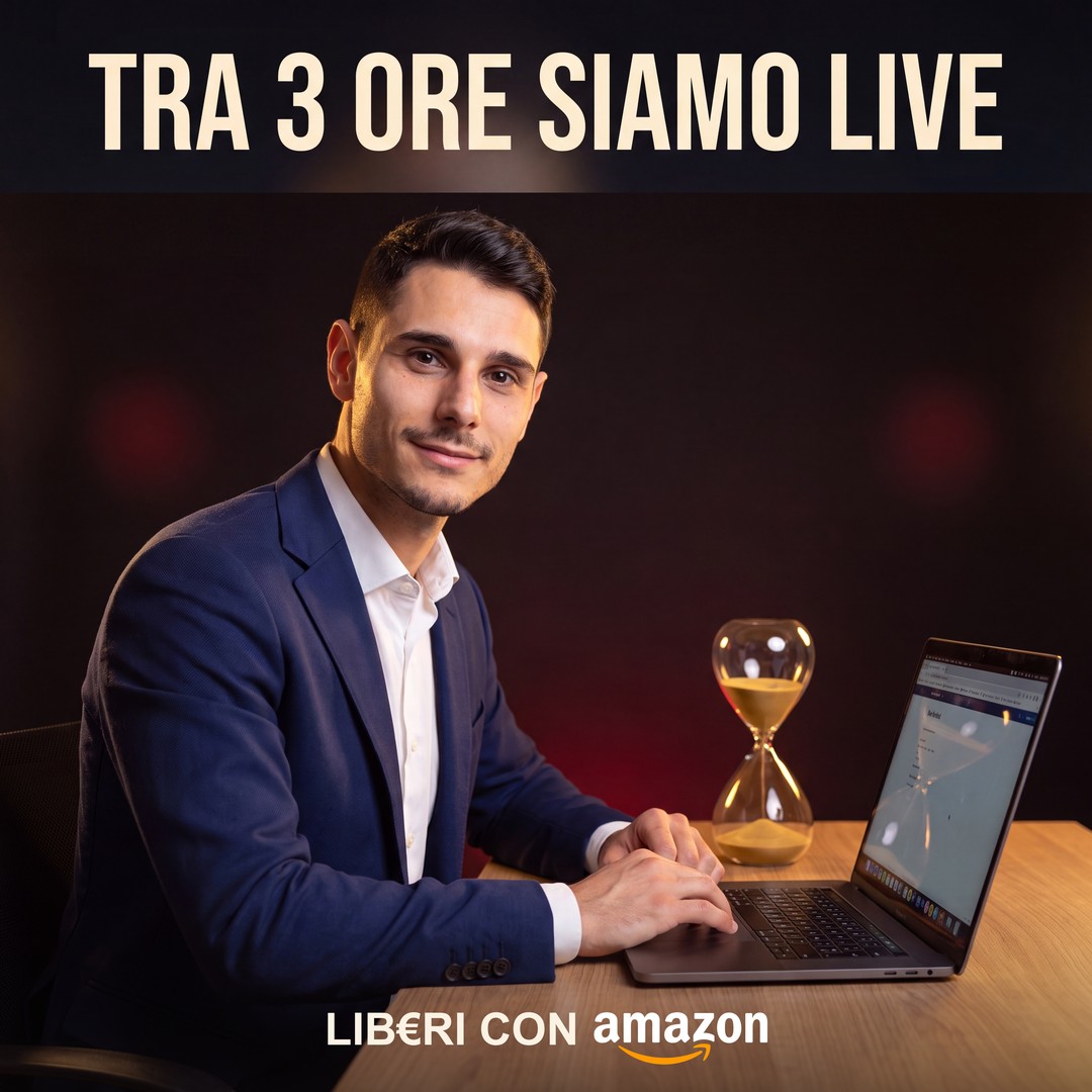 Tra 3 ore siamo live