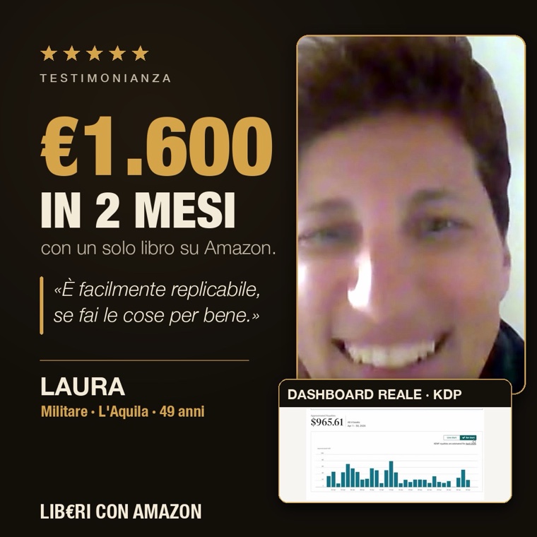 Laura (militare): 1.600&euro; in 2 mesi