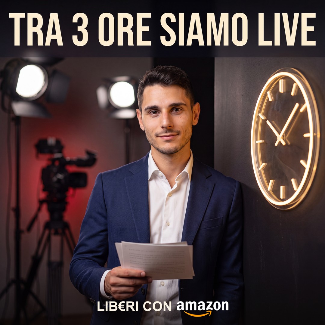 Tra 3 ore siamo live
