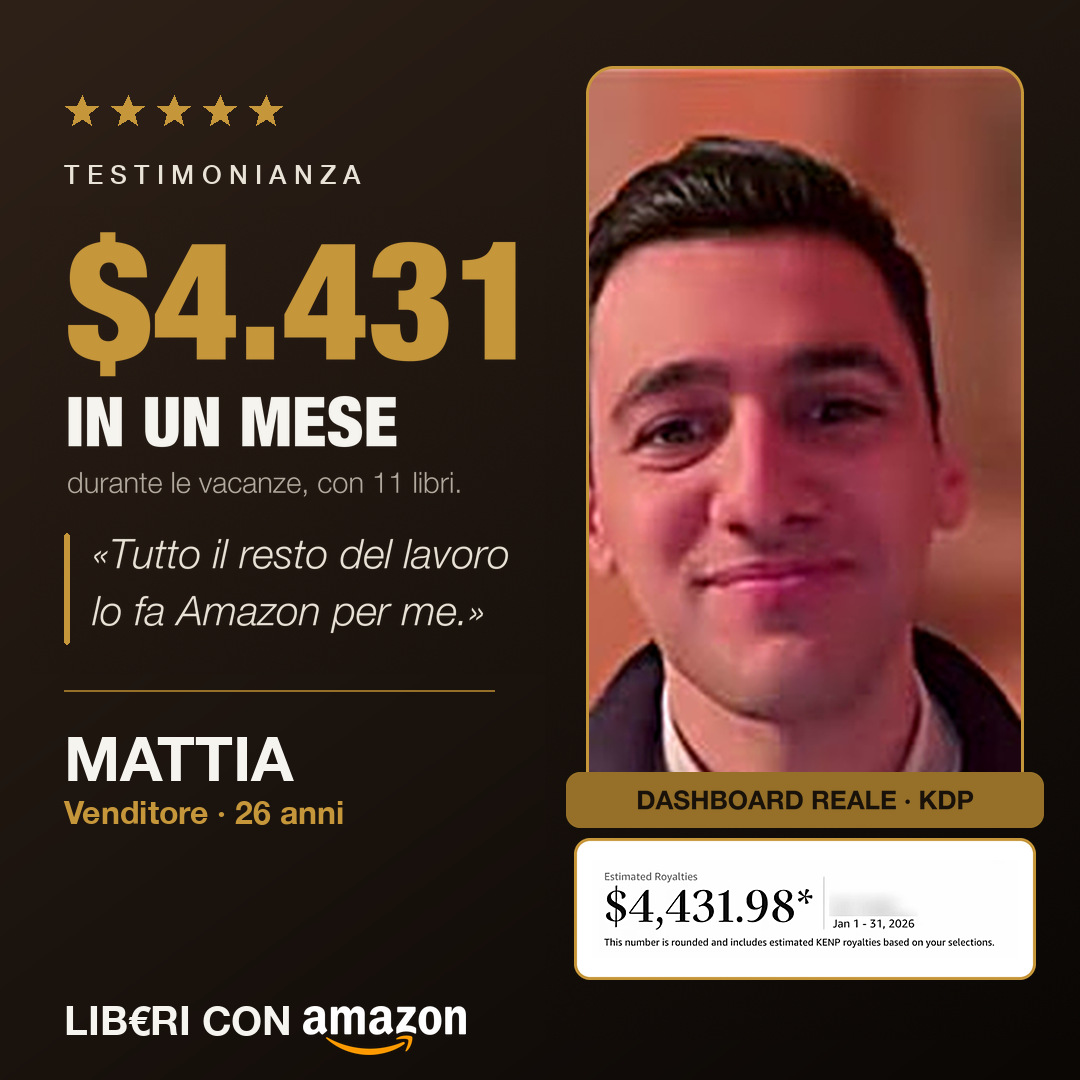 Mattia 4431 dollari con 11 libri