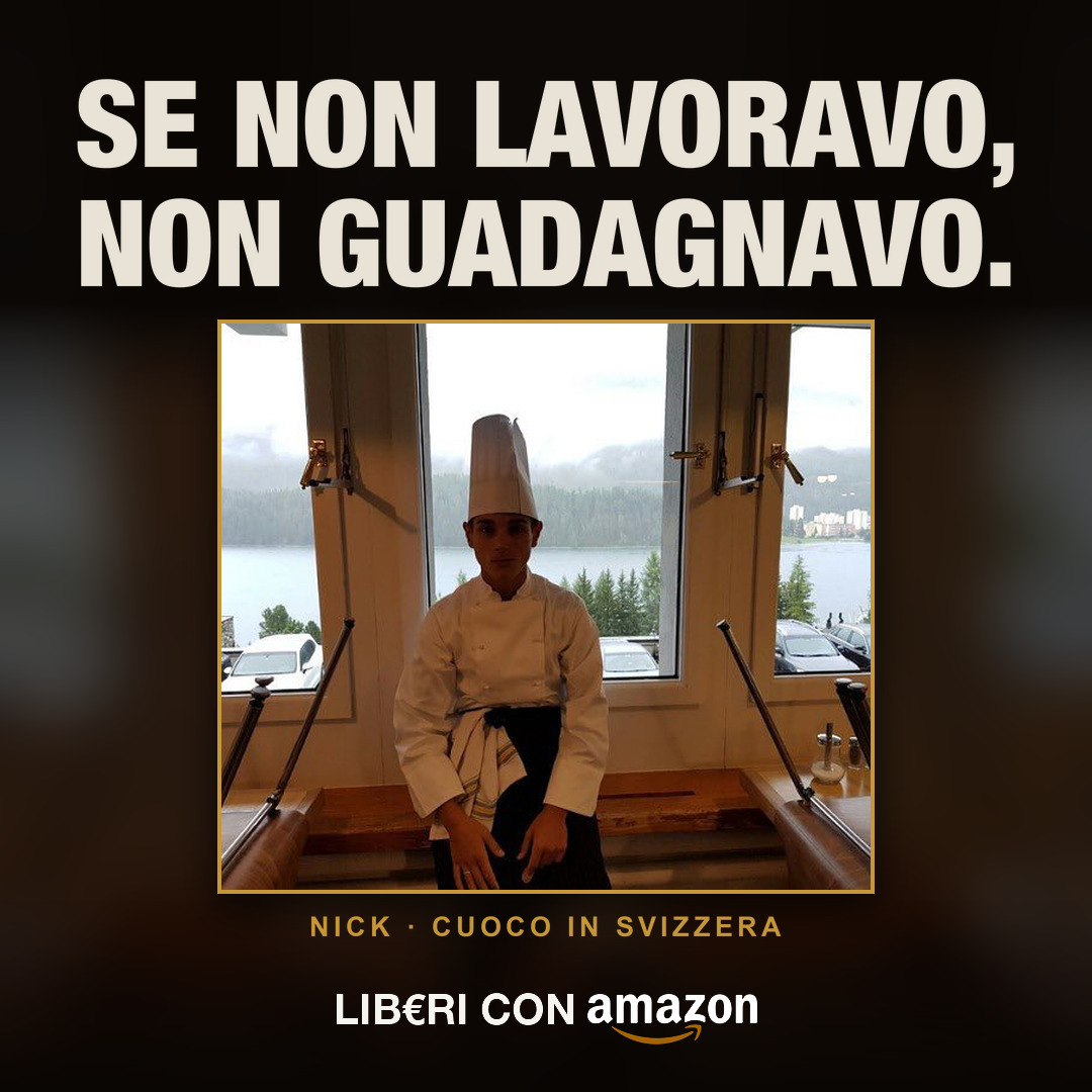 Se Non Lavoravo Non Guadagnavo (Nick cuoco, foto vera)