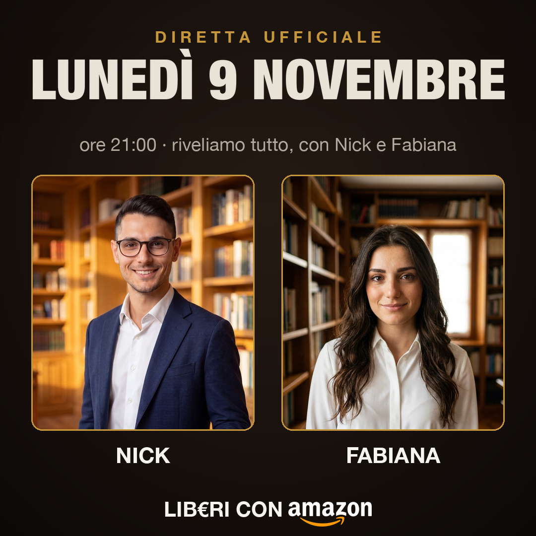Lunedi 9 novembre la Diretta Ufficiale