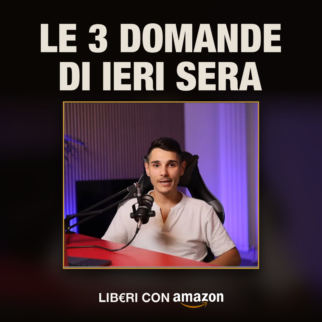 Le 3 Domande Di Ieri Sera (Nick al microfono, foto vera)