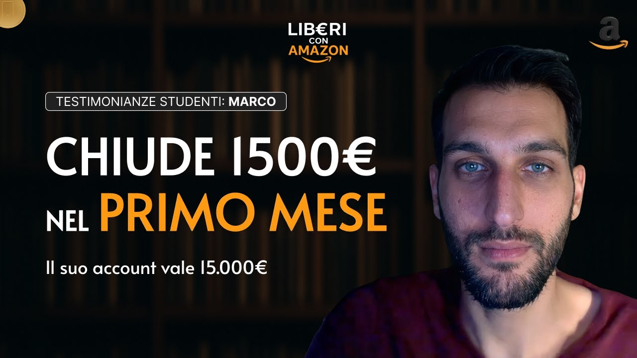 Marco: 1.500€ il primo mese, account da 15.000€