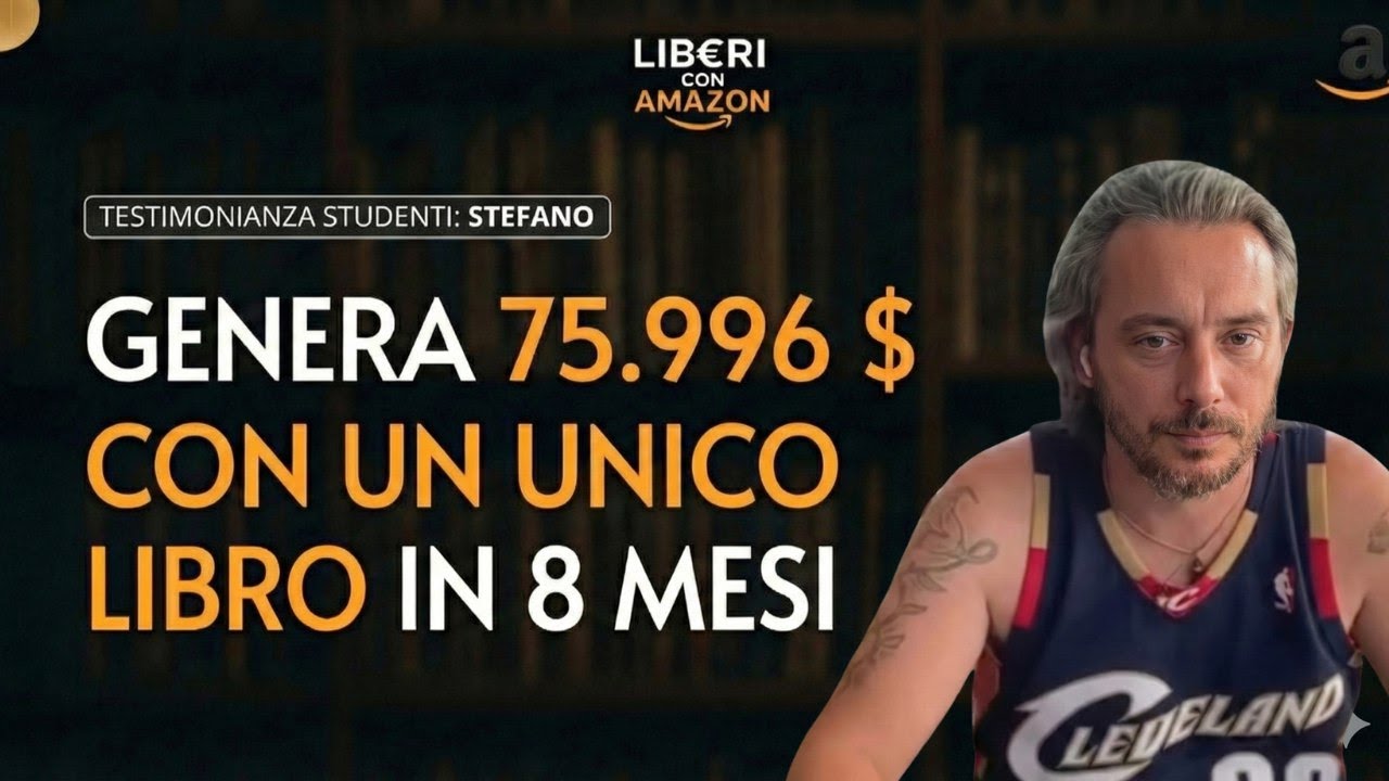 Stefano: 75.966$ in 8 mesi con 1 libro